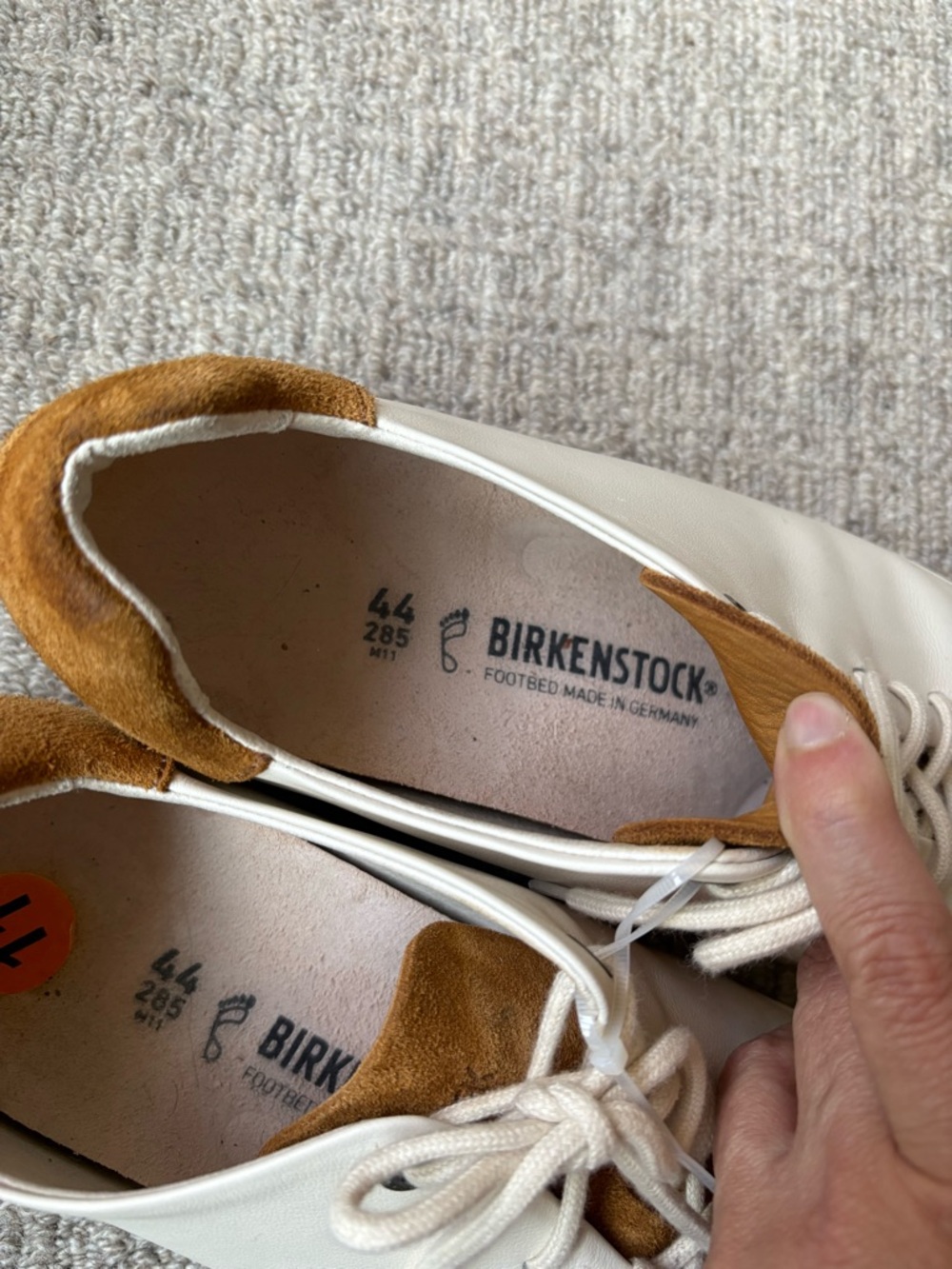 Birkenstock Bend Low Decon Pop, sneaker, 11 mens, Mink/ Eggshell. - Picture 3 of 11
